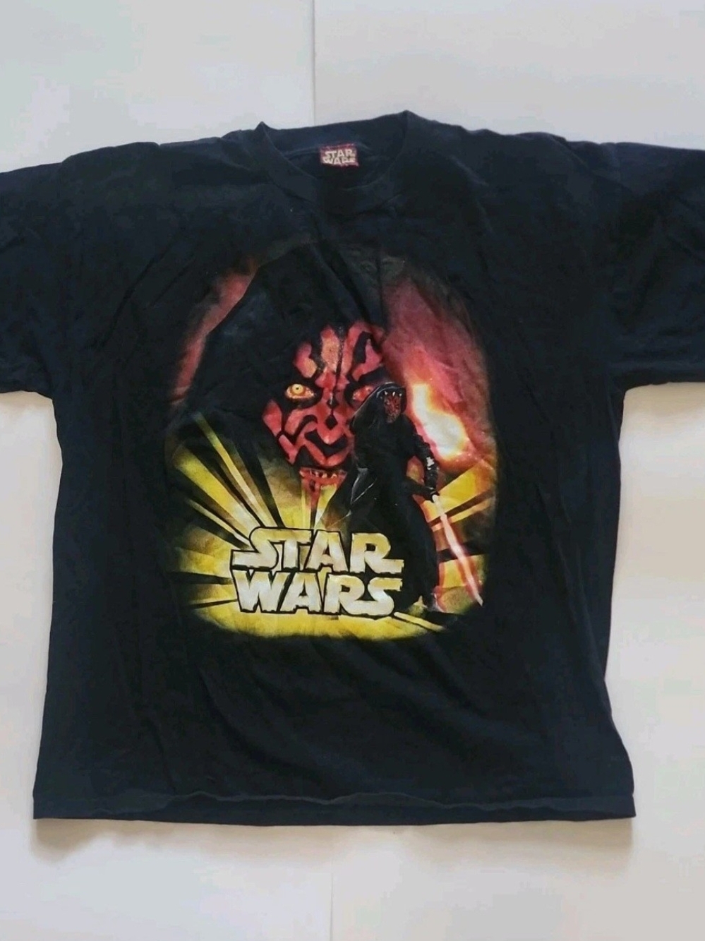 Vintage 1998 Star Wars Darth Maul Sith T-Shirt Episode 1 Phantom Menace Size L
